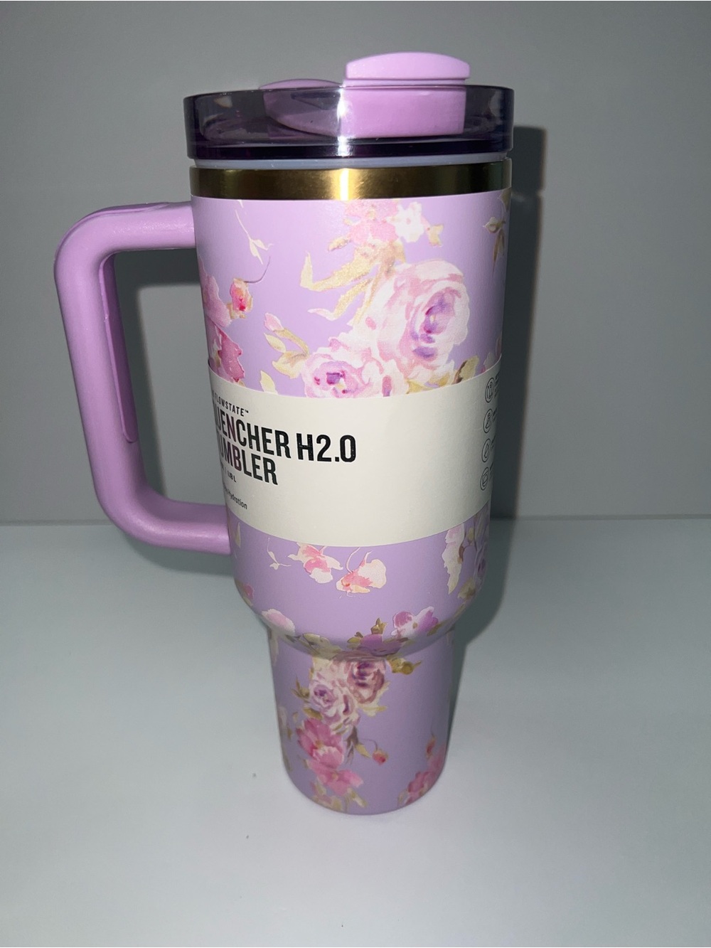 Limited Edition Stanley X LoveShackFancy in Happy Thoughts Pink Floral Pattern - Picture 3 of 10